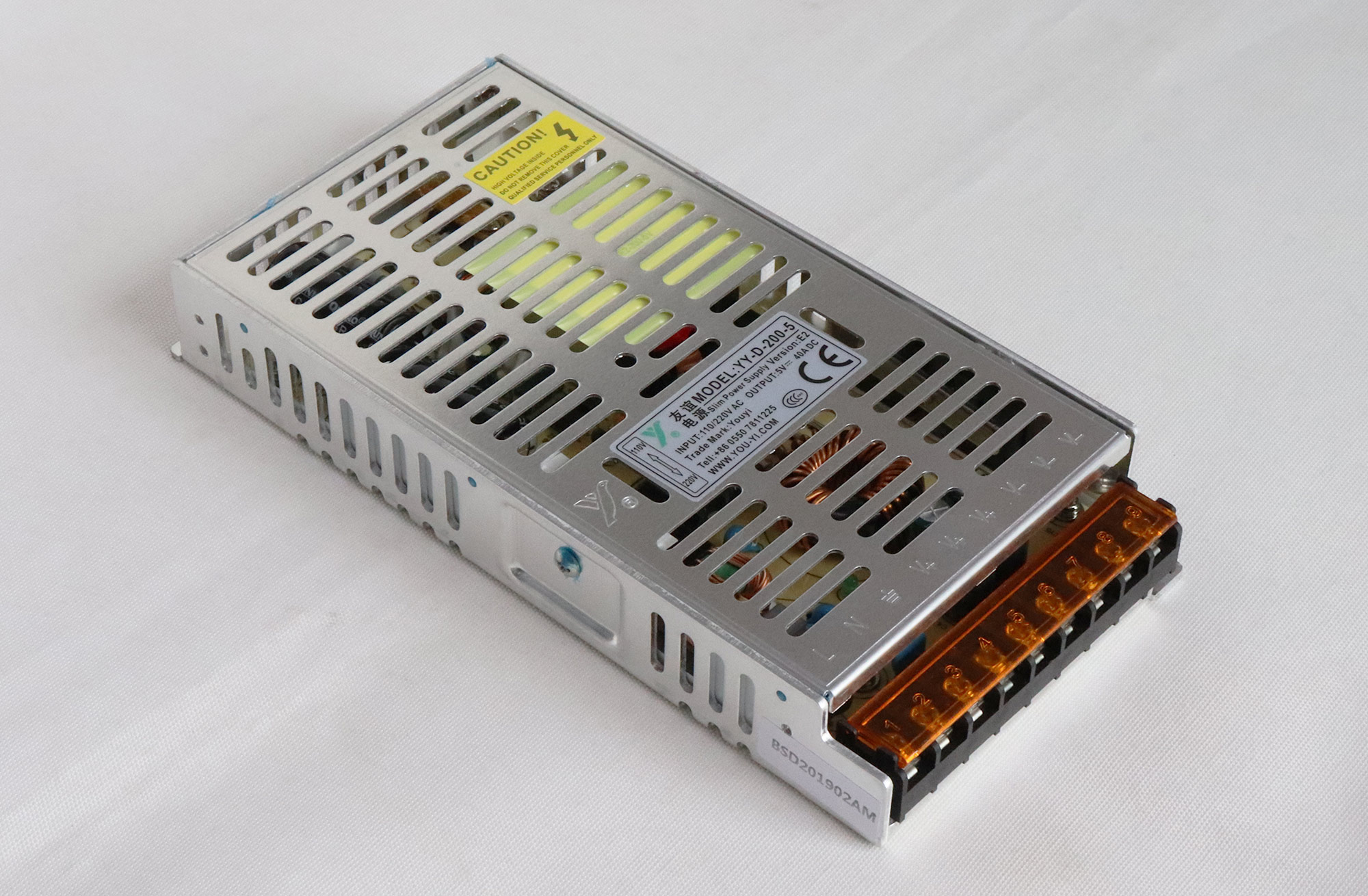 YOU-YI YY-D-200-5 5V40A 200W LED Power Supply