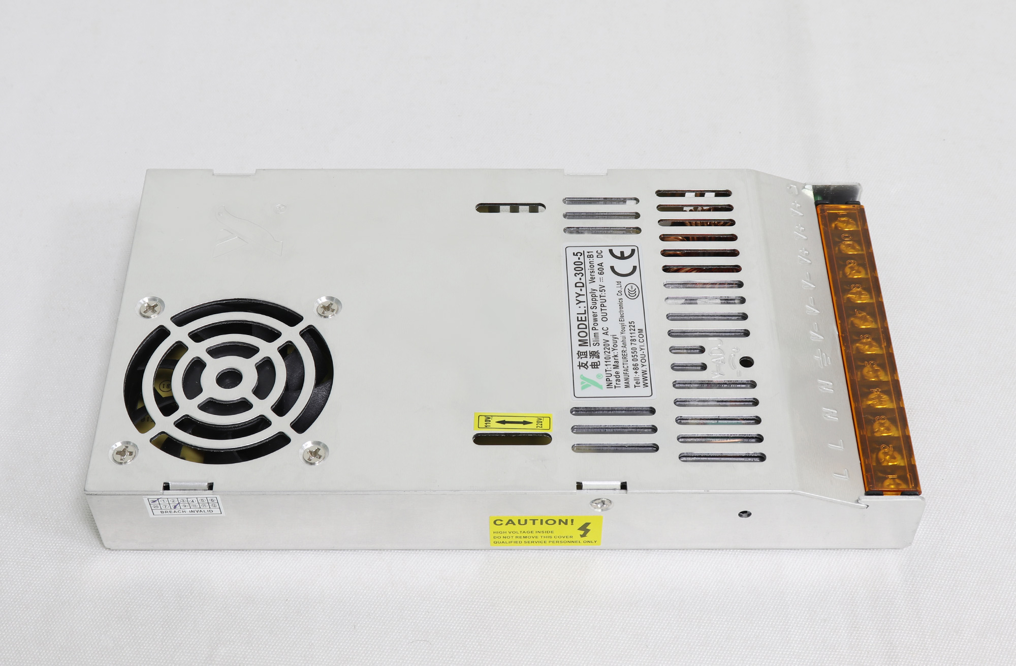 YOU-YI YY-D-300-5 5V60A 300W EMC LED Power Supply