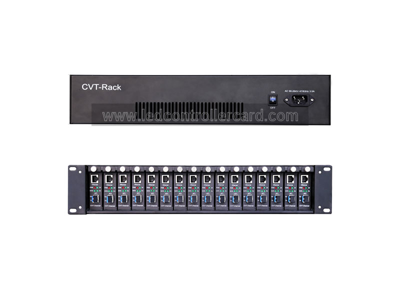 Novastar Multi-mode Optical Fiber Convertor CVT-Rack310 300m Data Transmission 