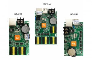 HUIDU HD- E62 / E63 / E64 Ethernet & U-Disk LED Controller card