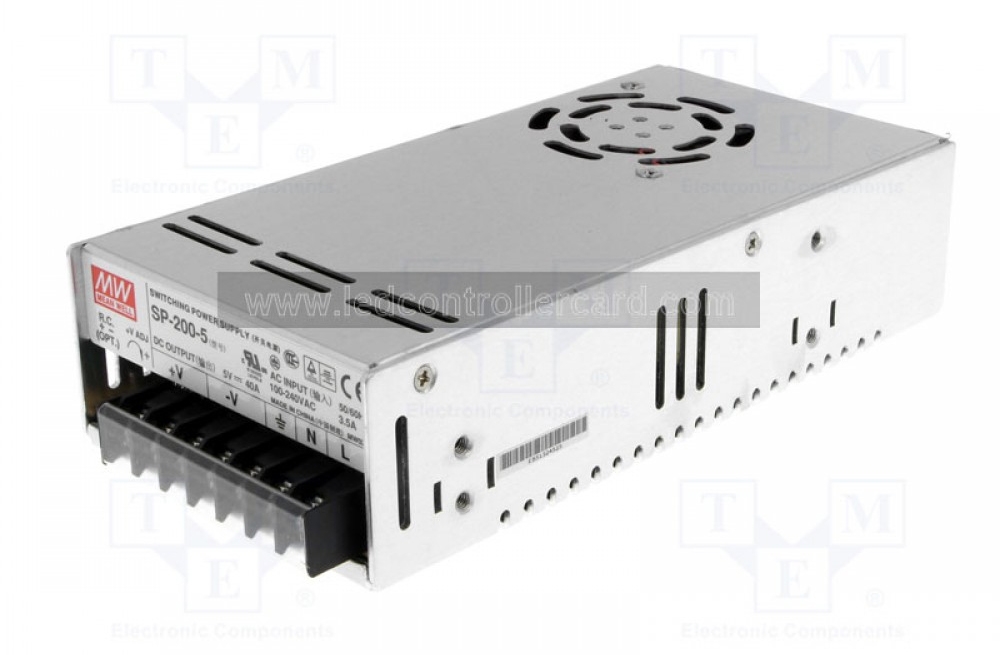 Meanwell SP-200-5  5V40A 200W Remote control EMC LED Power Supplies