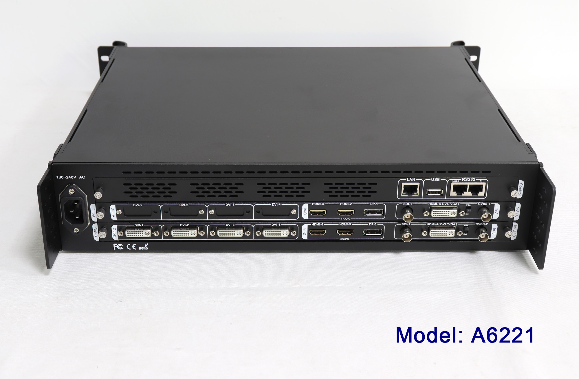 VDWall A6000 / A6101 / A6111 / A6121 / A6211 / A6221 / A6122 / A6212 / A6222 4K HD Multi-window Video Processor