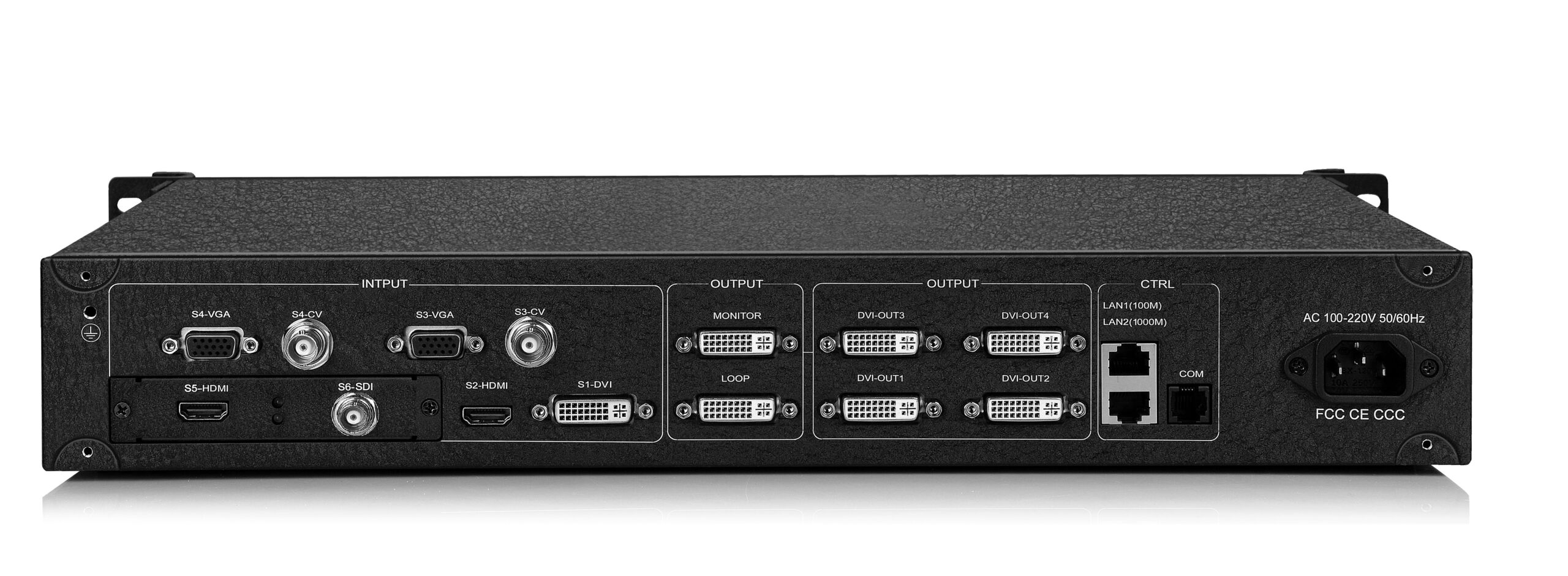 Kystar U6 HDMI Input 4 DVI Output LED Video Switcher