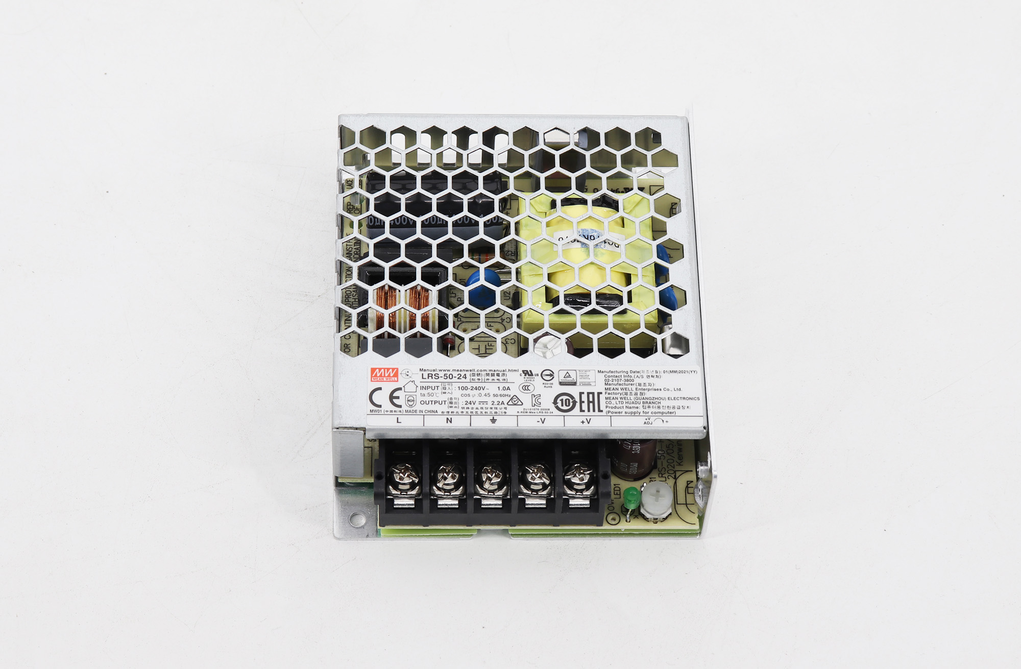 Meanwell LRS-50-24 Single-output Enclosed Power Supply