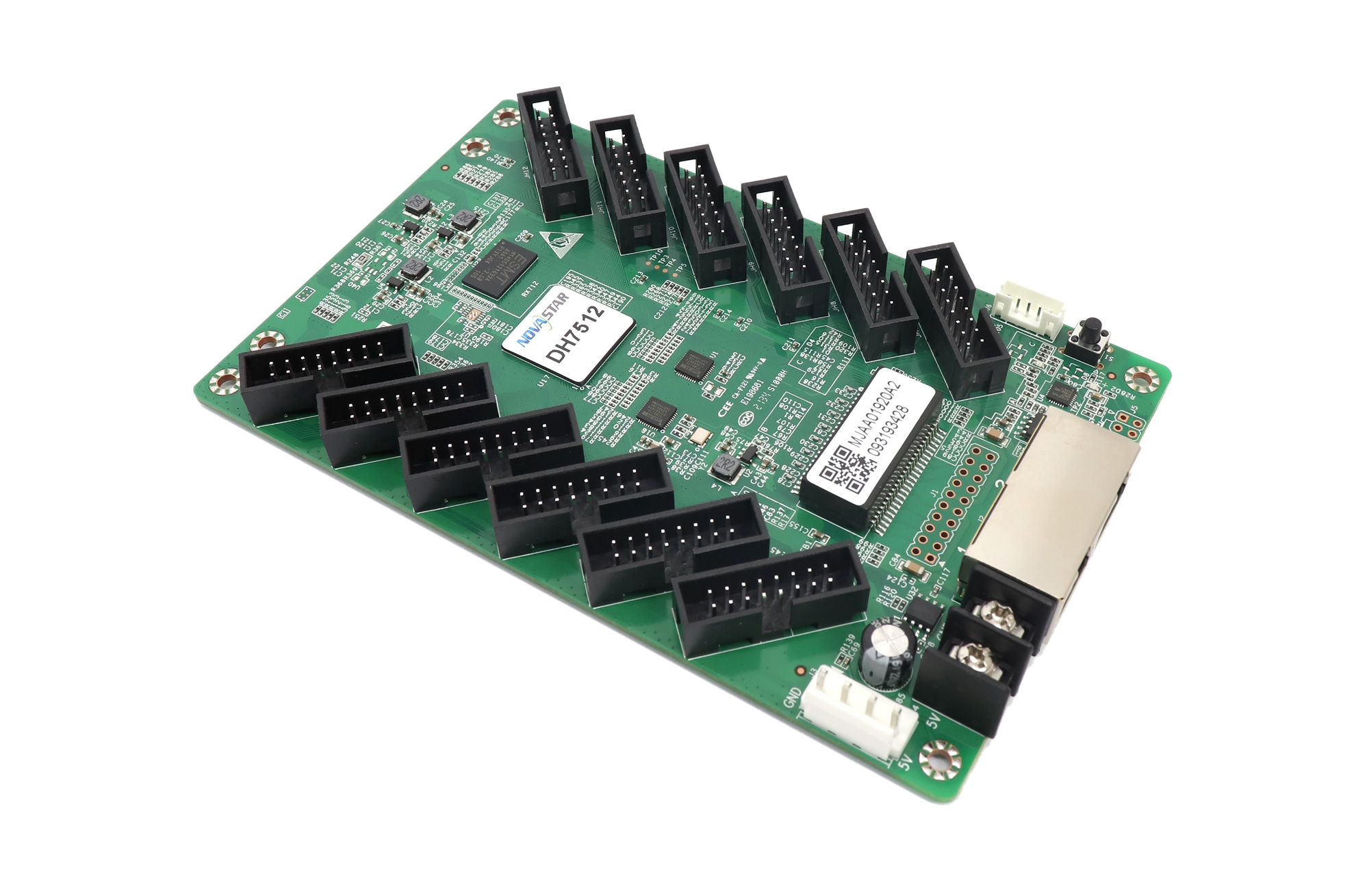 Novastar DH7512 LED Receiver Card with 12 HUB75E Ports