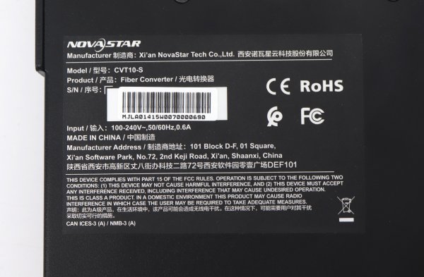 Novastar CVT10-S LED Screen Fiber Converter