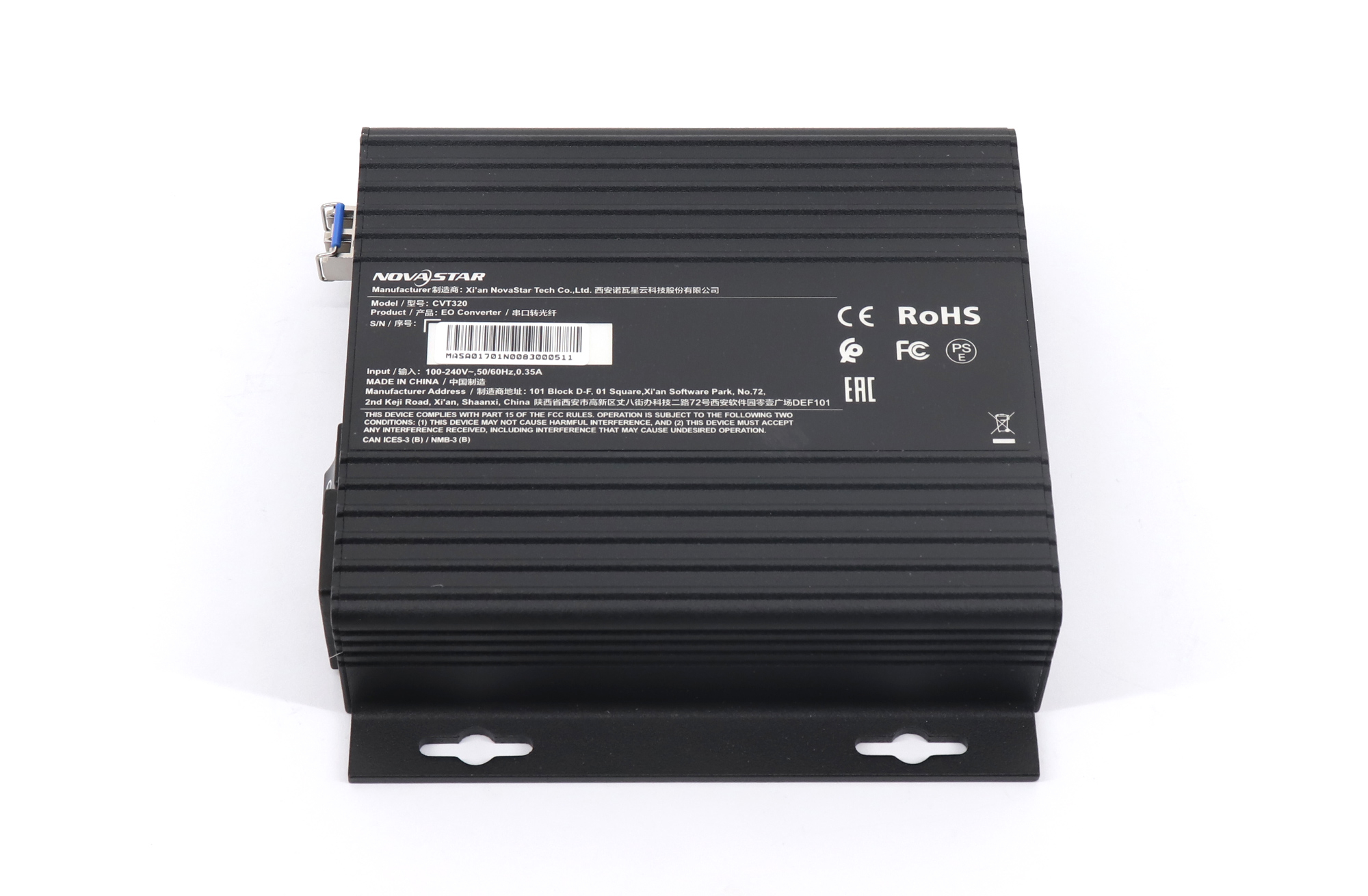 NOVASTAR CVT320 Ethernet Single-mode Optic Fiber Converter