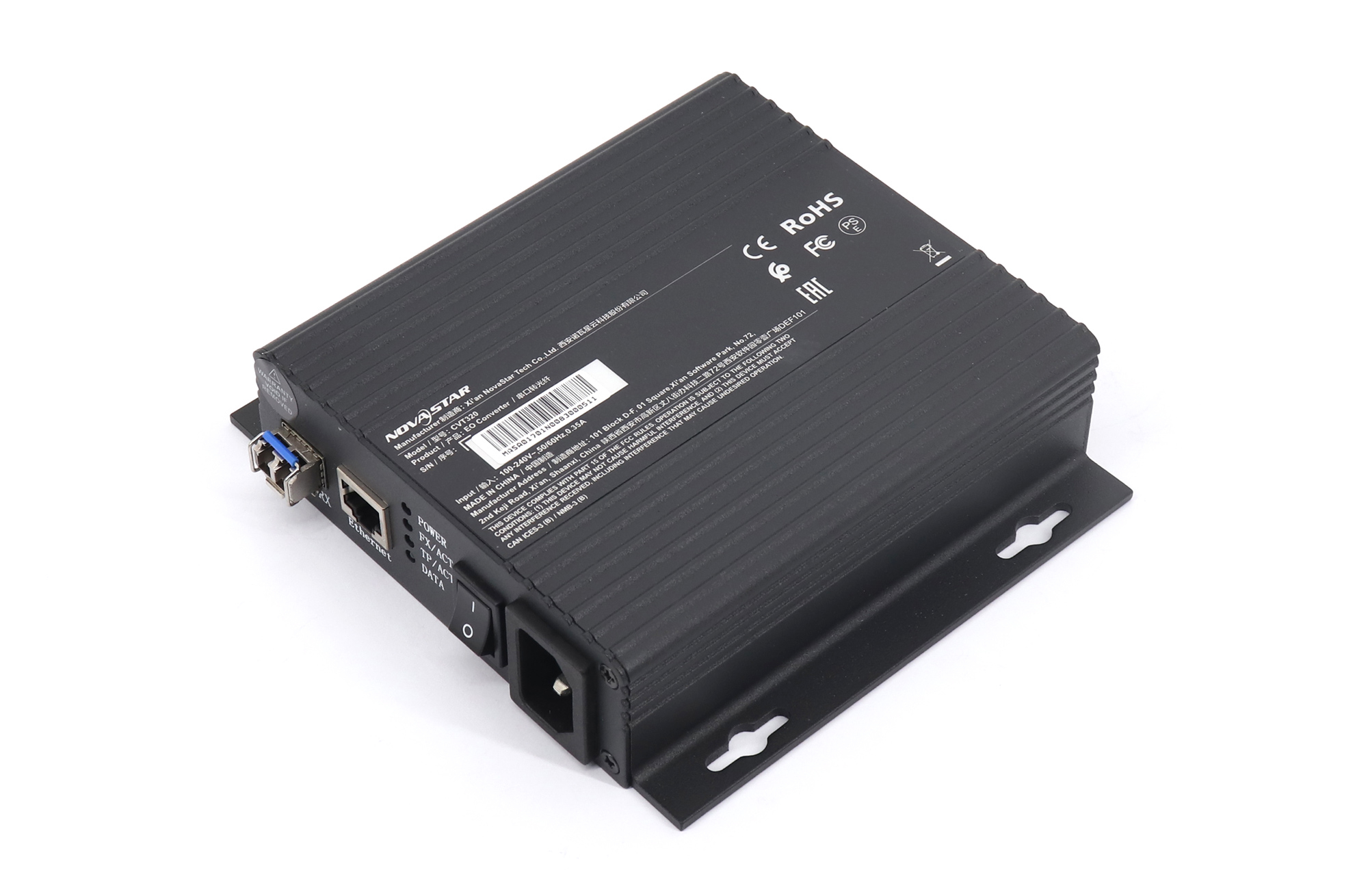 NOVASTAR CVT320 Ethernet Single-mode Optic Fiber Converter