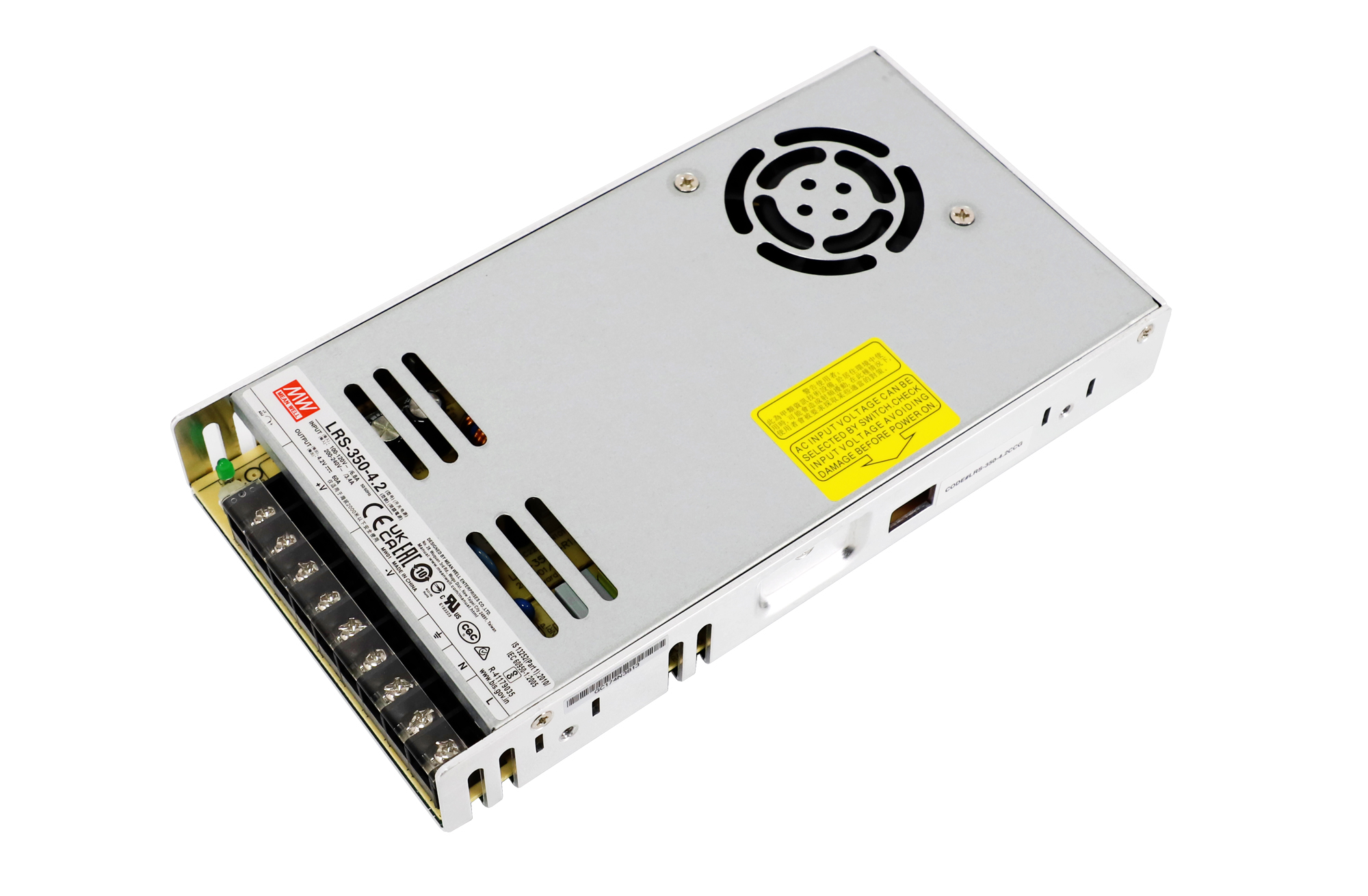 Meanwell LRS-350-4.2 4.2V60A 252W Input Voltage Selectable LED Power Supplies