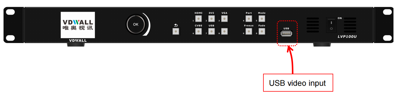 VDWALL LVP100U LED HD Definition Video Processor