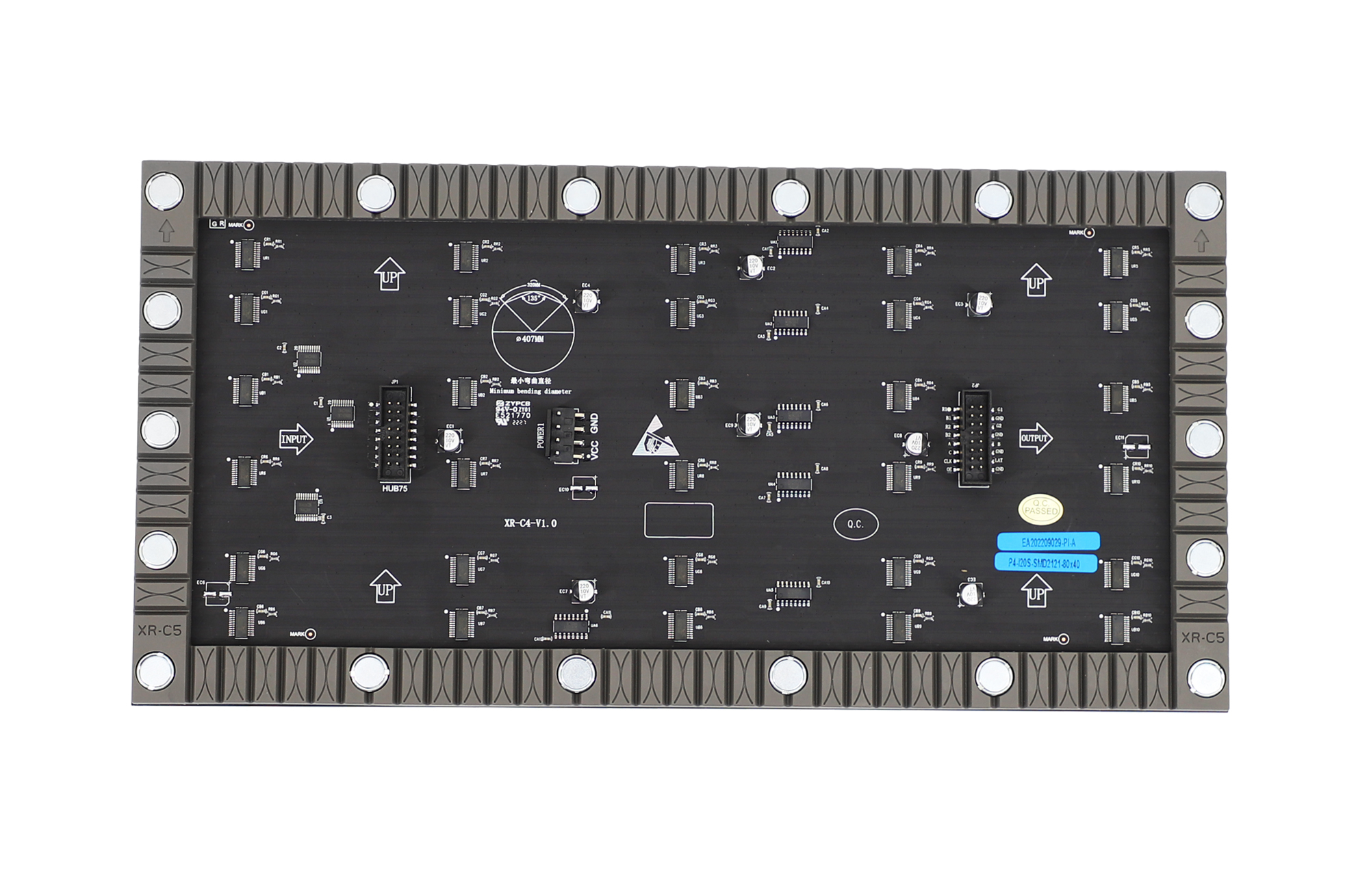 P4 Indoor 320x160mm Full Color Soft Flexible LED Screen Module