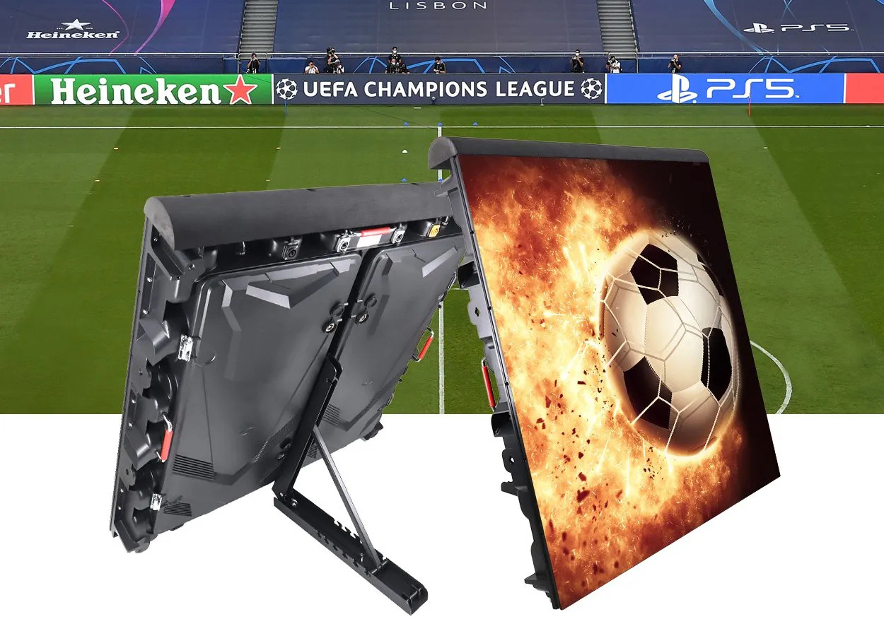 P6.67 Stadium Perimeter LED Screen Panel 960X960 Die-cast Aluminum Cabinet